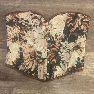 Floral Corset Top